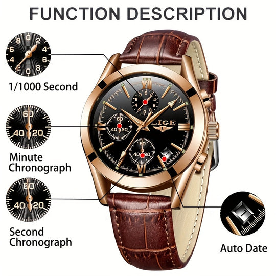 men's chronograph quartz watch