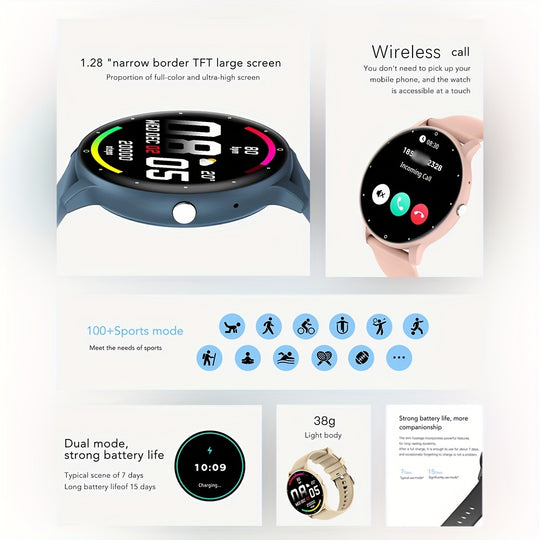 Unisex-Fitness-Smartwatch