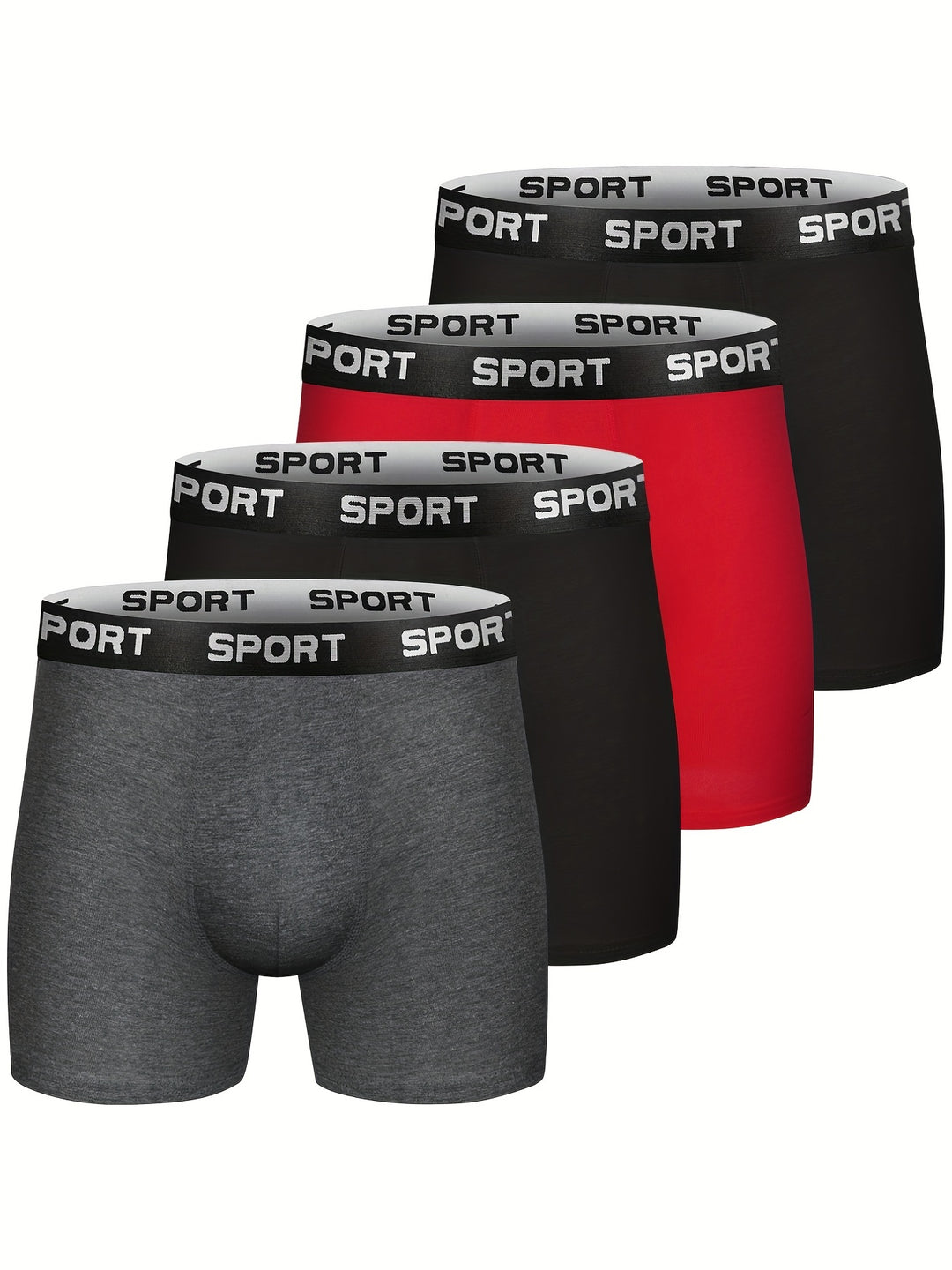 4er-Pack Herren-Boxershorts aus Baumwolle