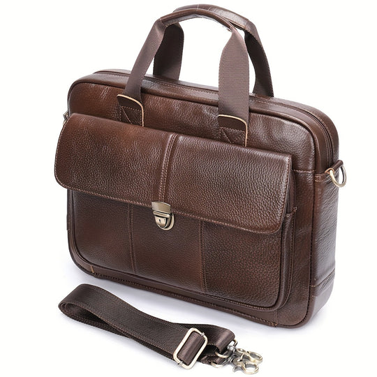 Herren Vintage Lederhandtasche