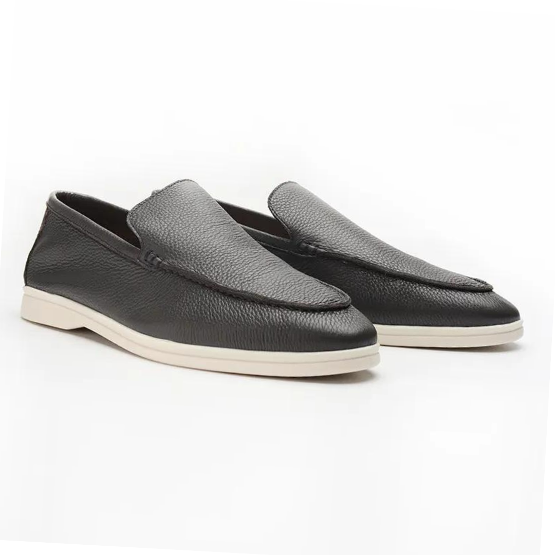 cowhide loafers for men