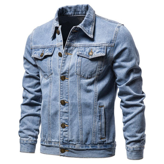 Denim Reverse Rider Jacket for Men