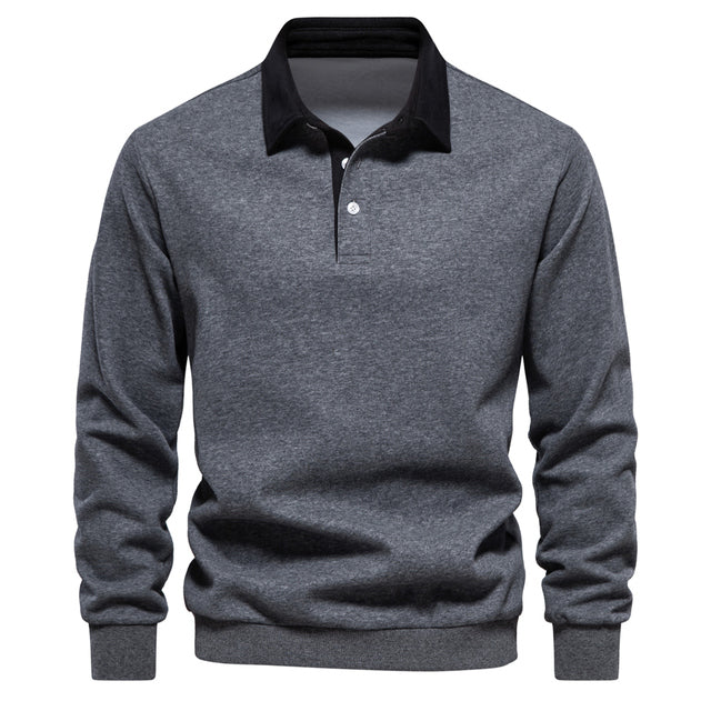 Lässiger Polo-Pullover für Männer