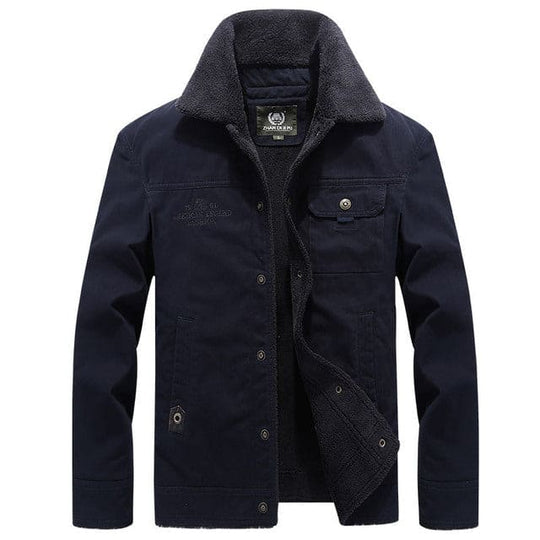 men's fleece cotton jacket