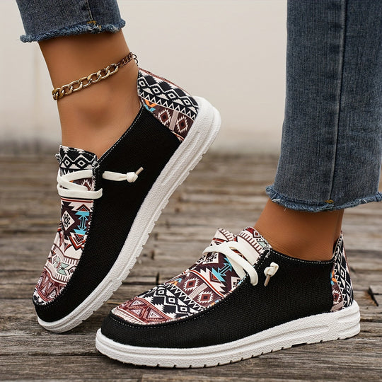 Tribal Muster Canvas Schuhe