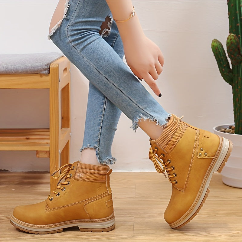 Women's Casual Combat Boots