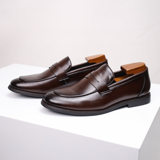 Herren-Penny-Loafer aus Leder