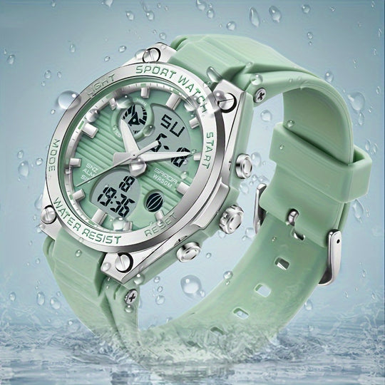 Luminous electronic sports watch for women