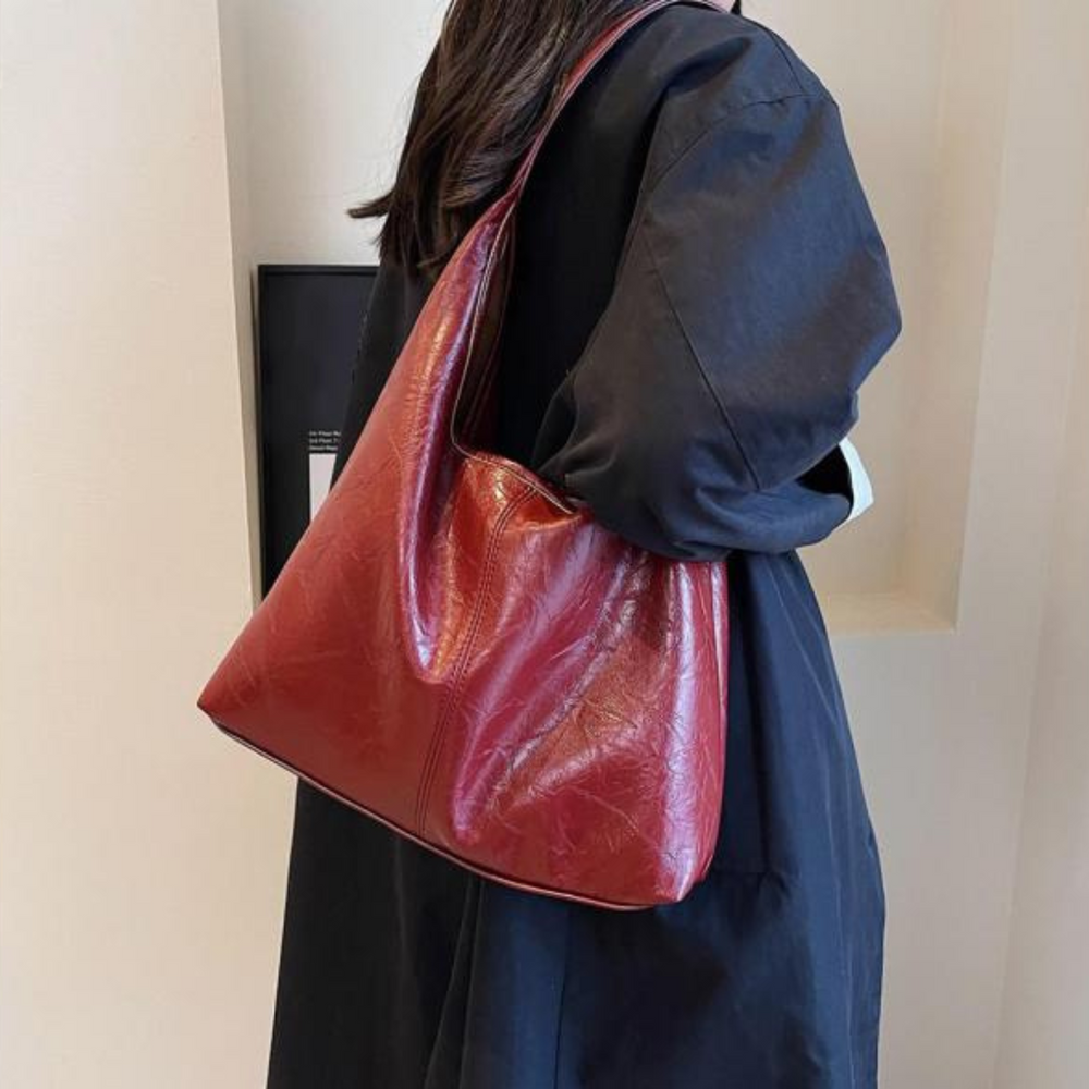 Maya - Distressed Leather Tote