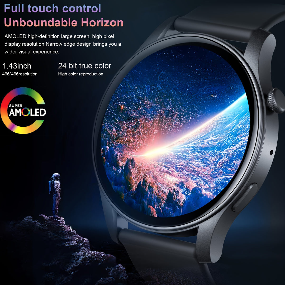 Round Smartwatch with HD Screen