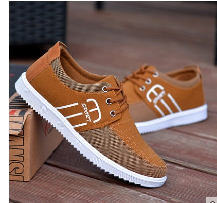 Men's Casual Canvas Lace-Up Shoes