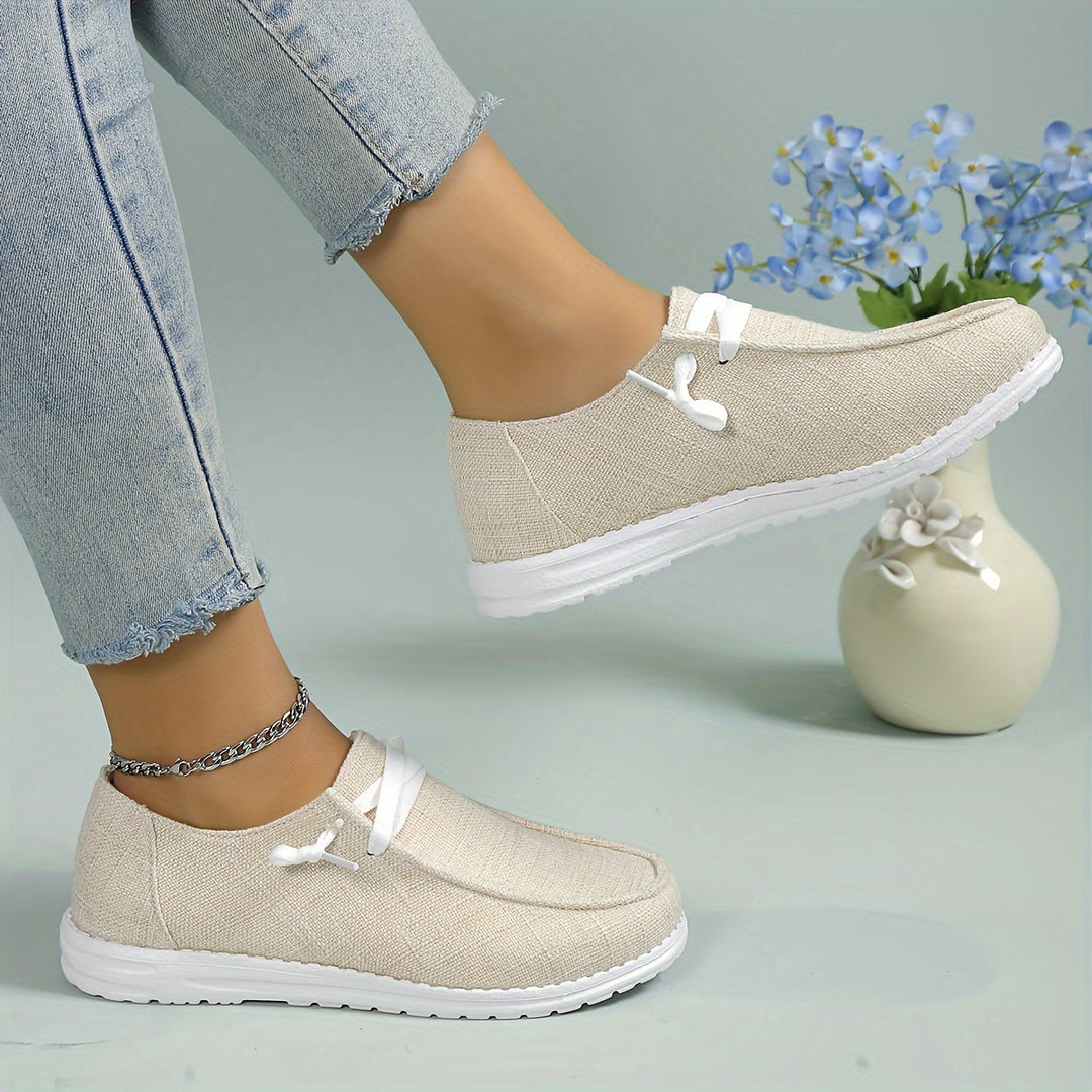 Loafer aus Canvas für Frauen