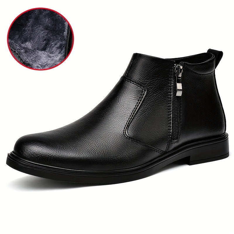 Men's ankle boots made of solid leather