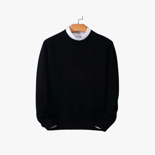 Soft casual cashmere sweater for men