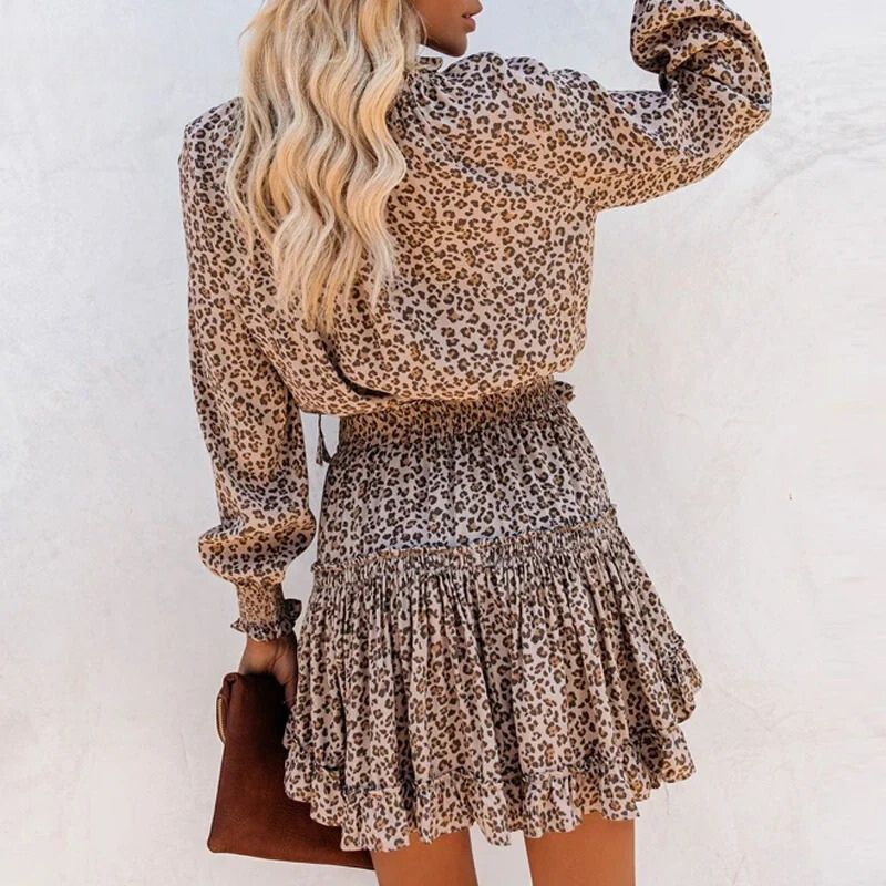 leopard print dress