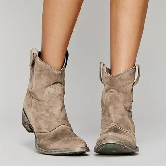 leather cowboy boots for women