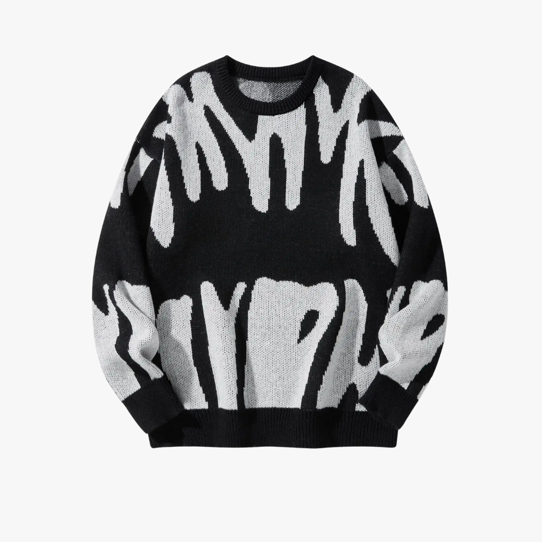 Stylish graphic sweater for men