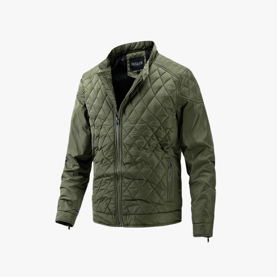 Men's Lined Padded Bomber Jacket