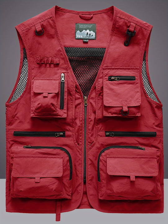 Cargo vest with multiple pockets