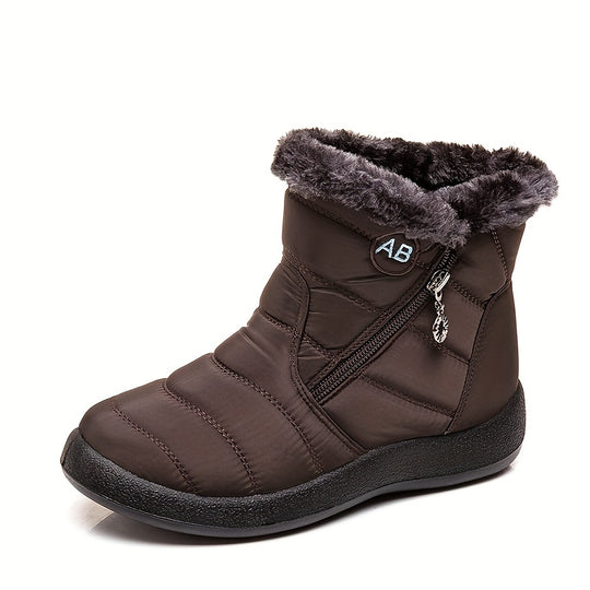 Thermofellgefütterte Schneestiefel für Frauen