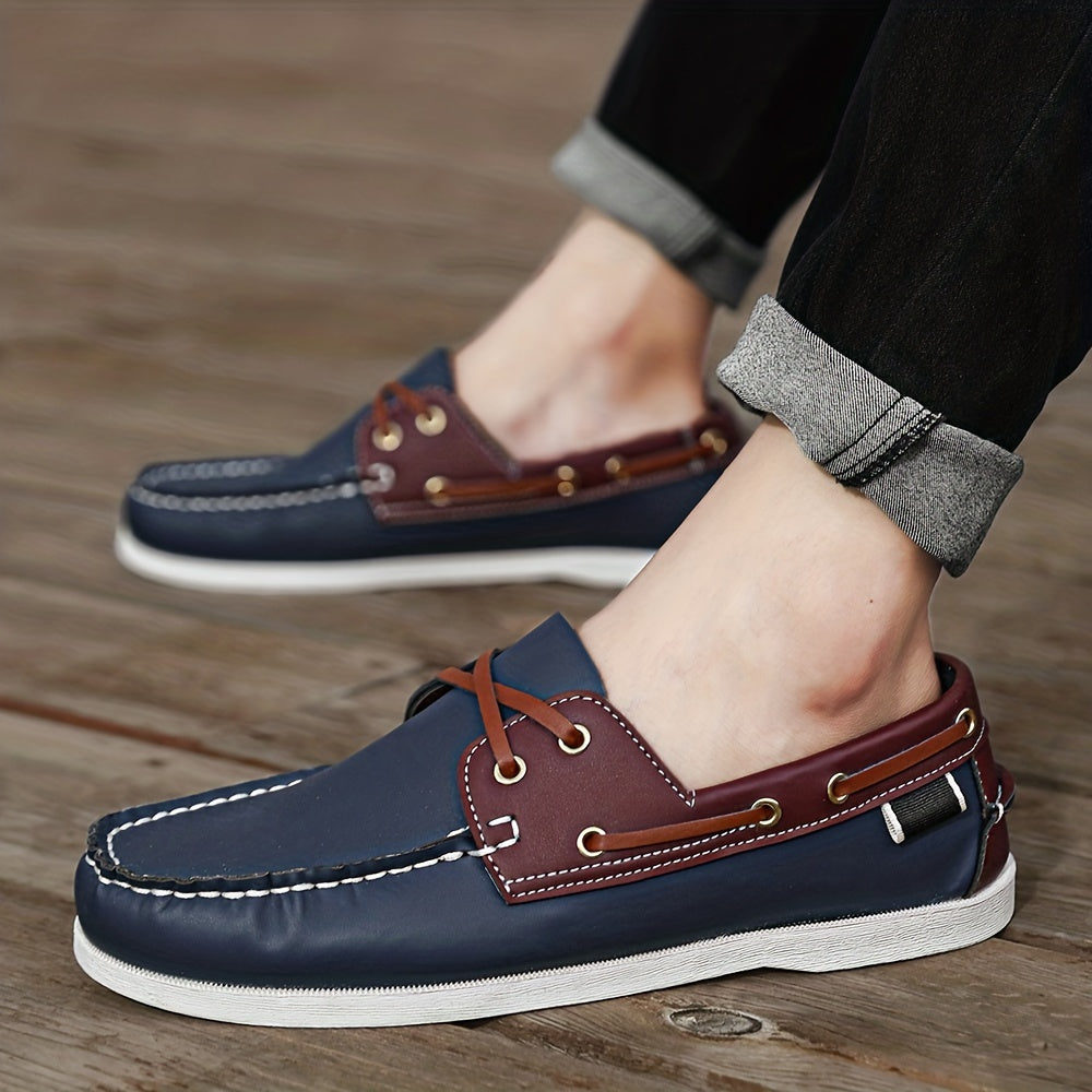 Men's Casual Leather Slip-Ons