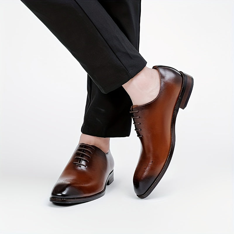 Plain Toe Oxford Shoes for Men