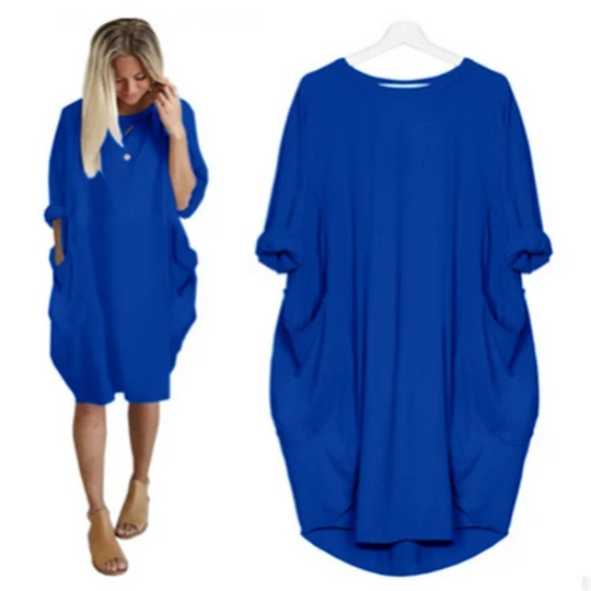 women's casual dress with pocket