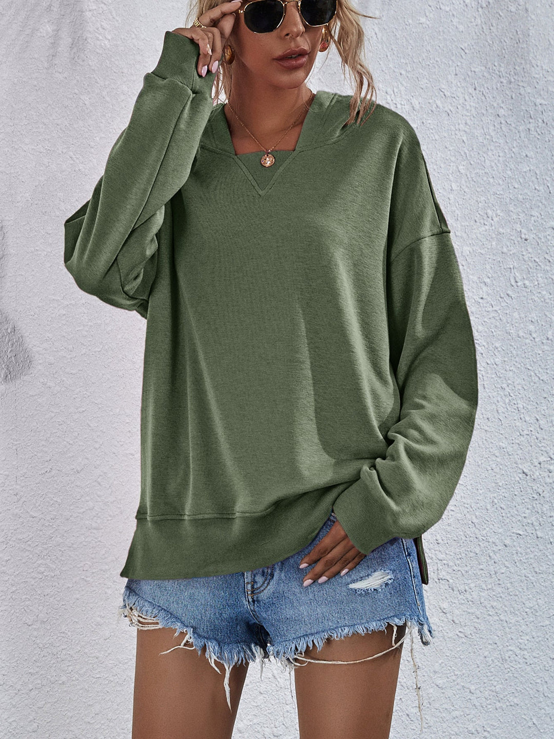 V-neck sweater for women