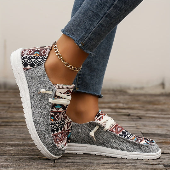 Tribal Muster Canvas Schuhe