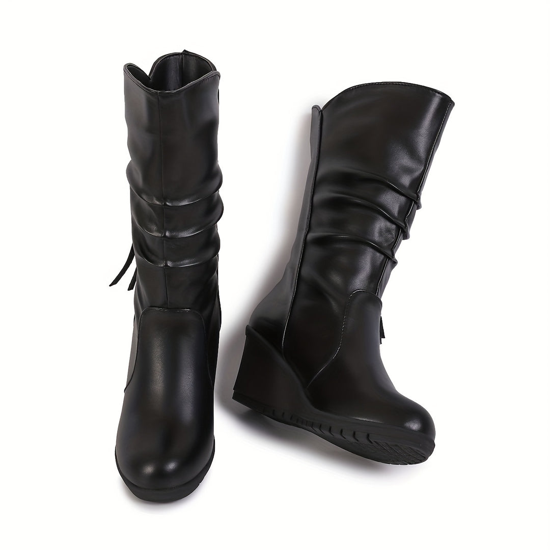 Round Slouchy Boots for Women