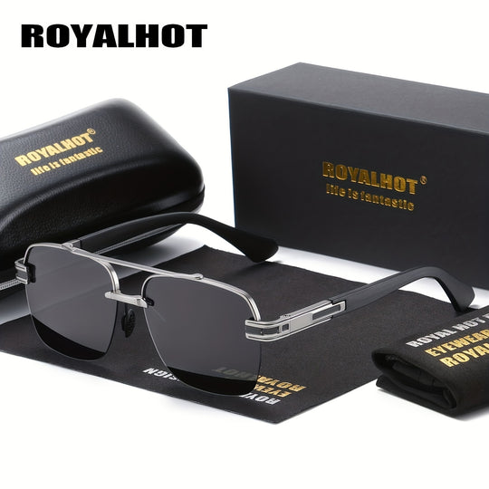 Retro Polarized Metal Driver Sunglasses