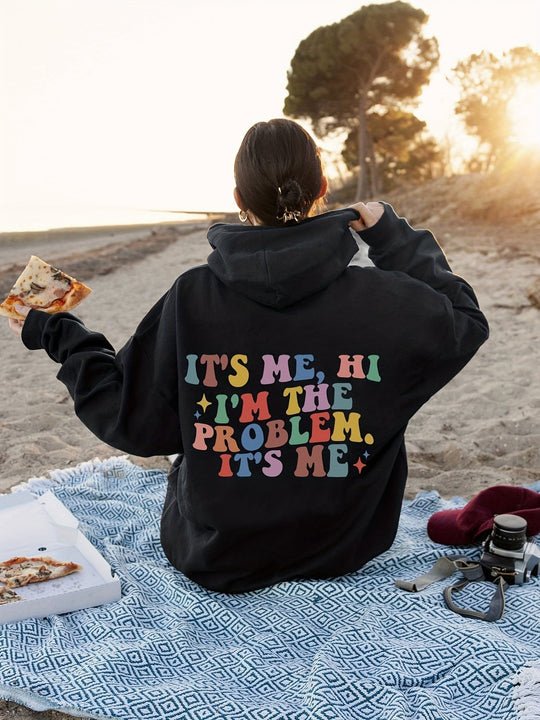 Printed Cotton Hoodie for Women