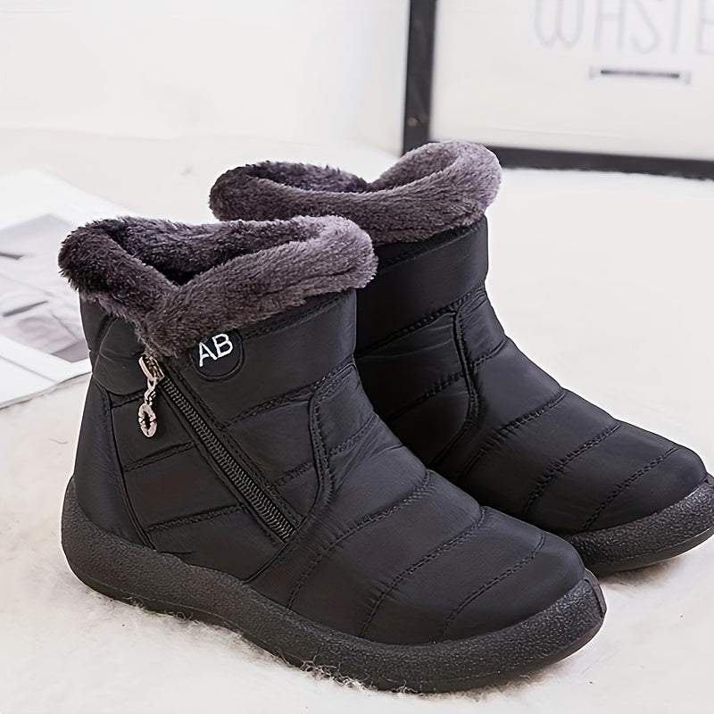 Thermofellgefütterte Schneestiefel für Frauen