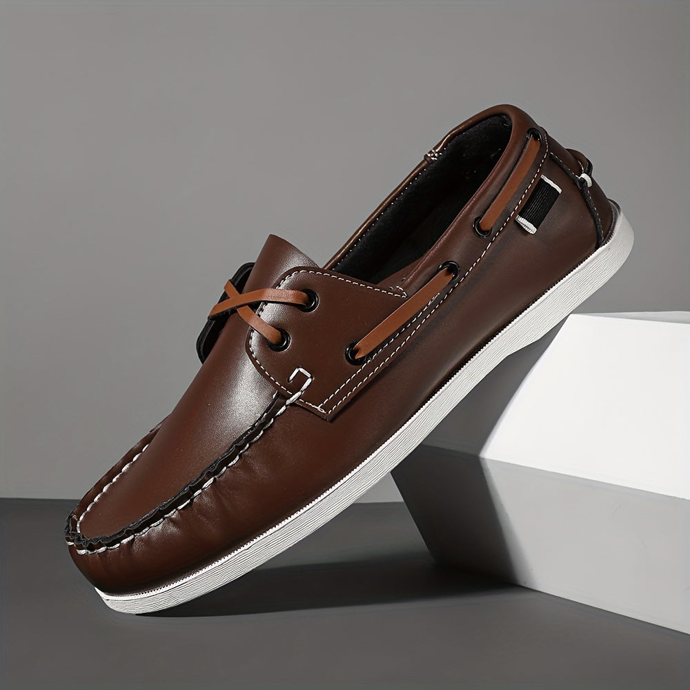 Men's Casual Leather Slip-Ons