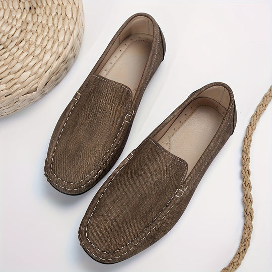 Casual Slip on Wildleder Schuhe für Frauen