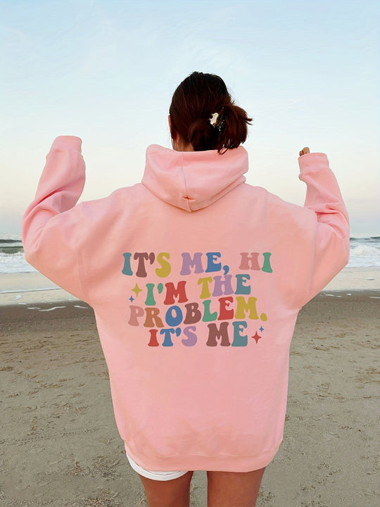 Printed Cotton Hoodie for Women