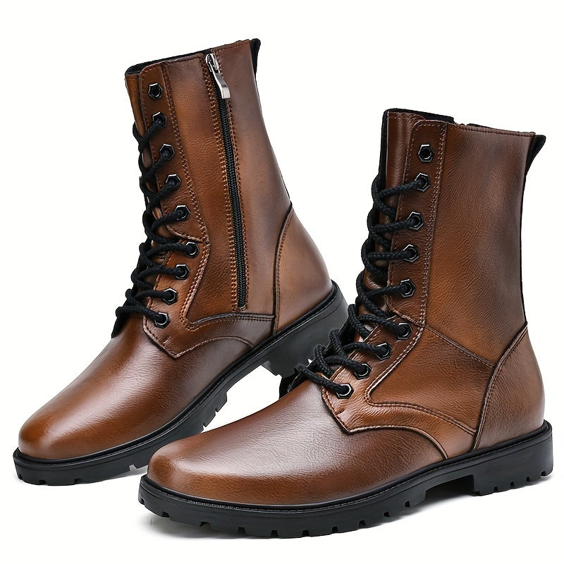 leather riding boots for men