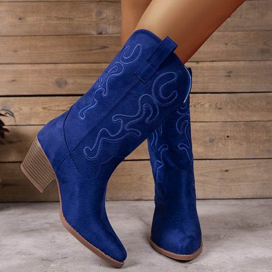 Embroidered Western Boots for Women