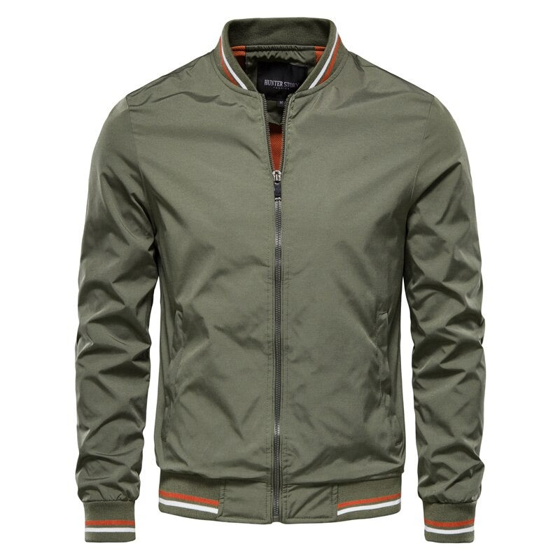 Durable bomber jacket for men