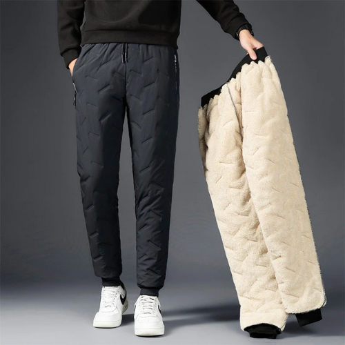 Thick warm pants for men