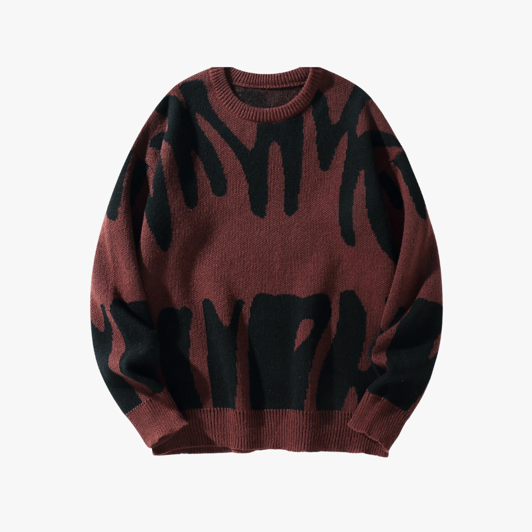 Stylish graphic sweater for men