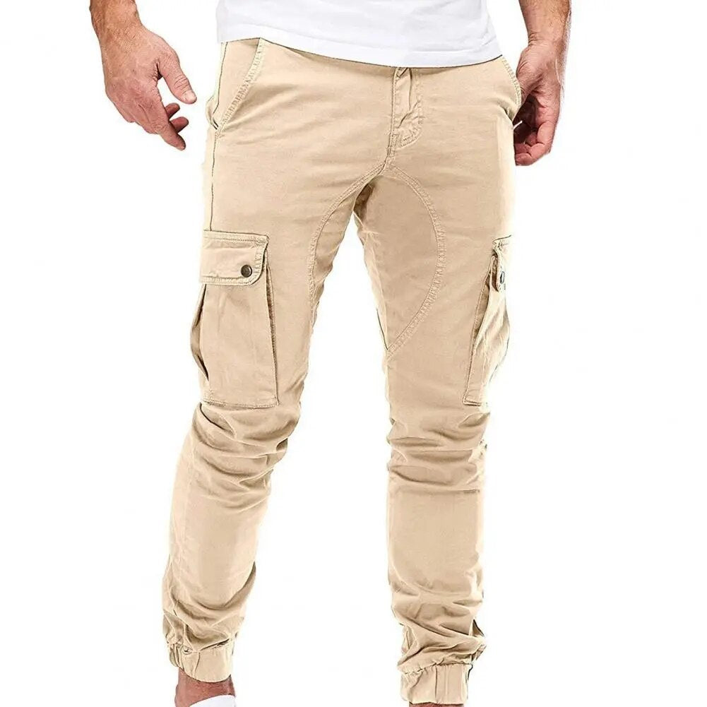 Slim Summer Cargo Pants for Men