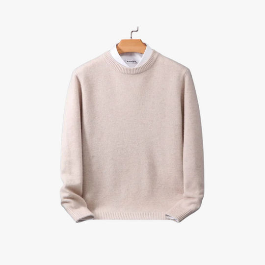 Soft casual cashmere sweater for men