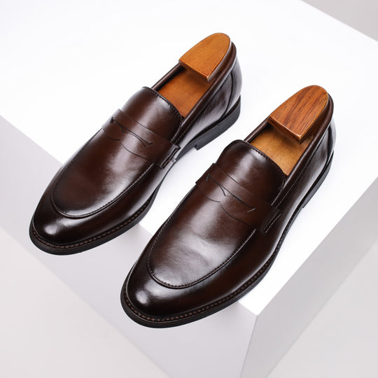 Herren-Penny-Loafer aus Leder