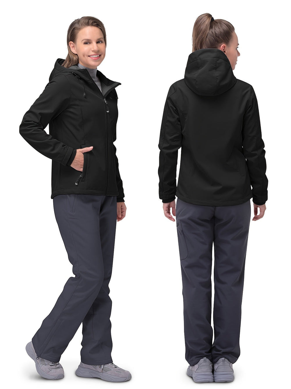 Winddichte Softshell-Jacke für Frauen