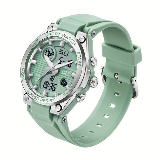 Luminous electronic sports watch for women