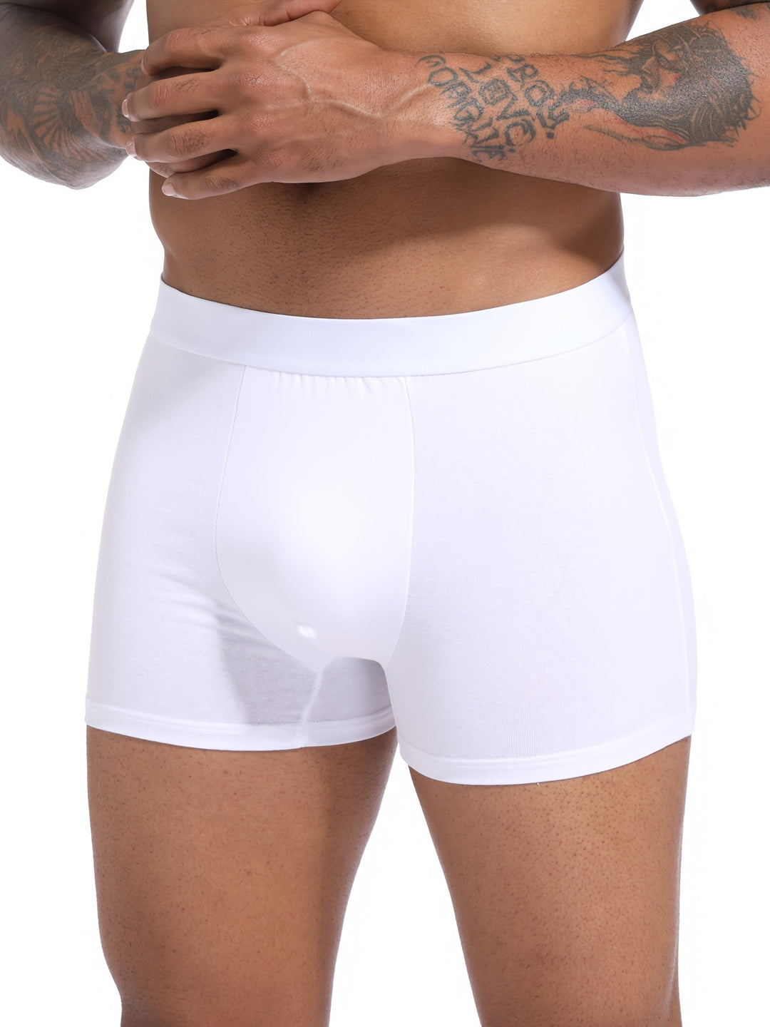 White boxer shorts for men