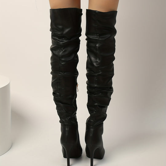 stiletto heel boots for women