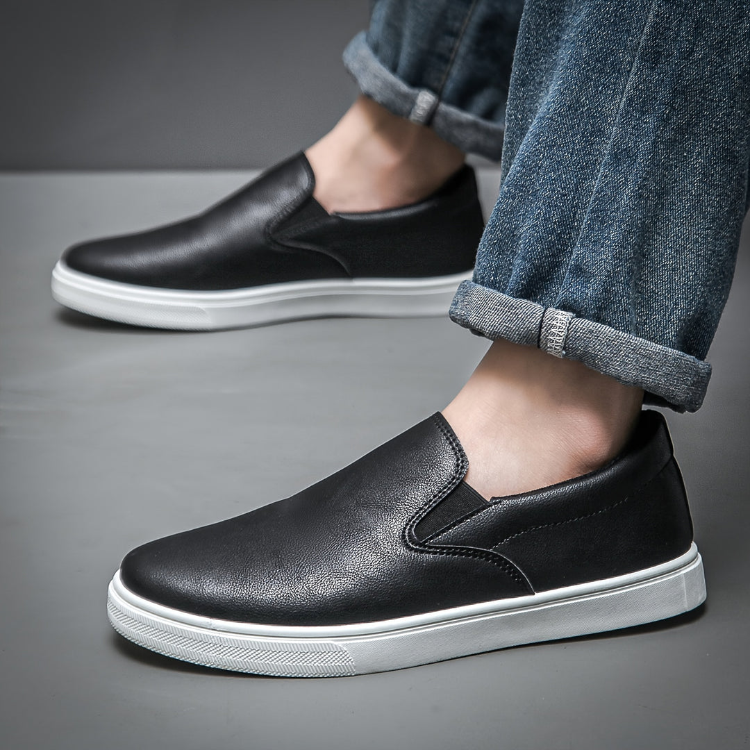 Outdoor PU Leather Slip-On Shoes for Men