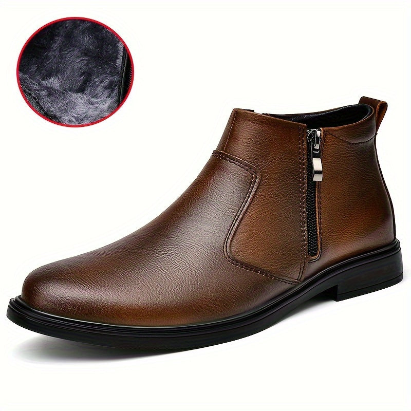 Men's ankle boots made of solid leather